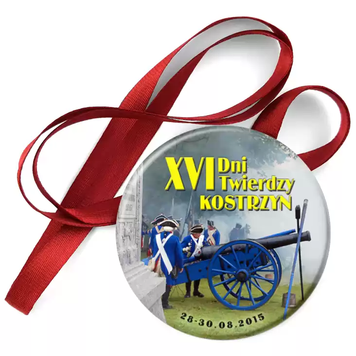 przypinka medal XVI Dni Twierdzy Kostrzyn