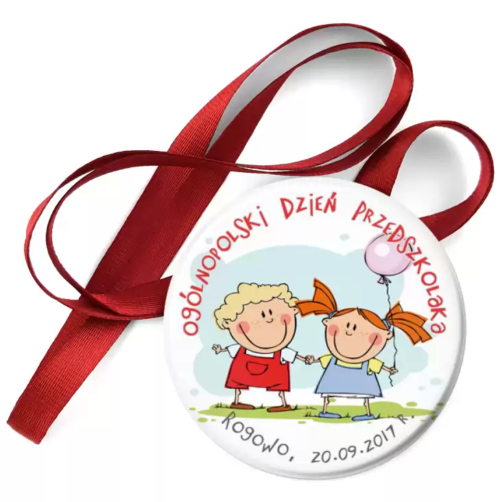 przypinka medal Ogólnopolski Dzień Przedszkolaka 2017
