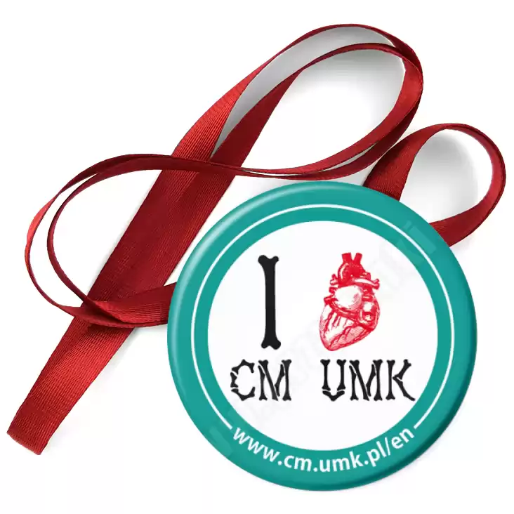 przypinka medal I love CM UMK