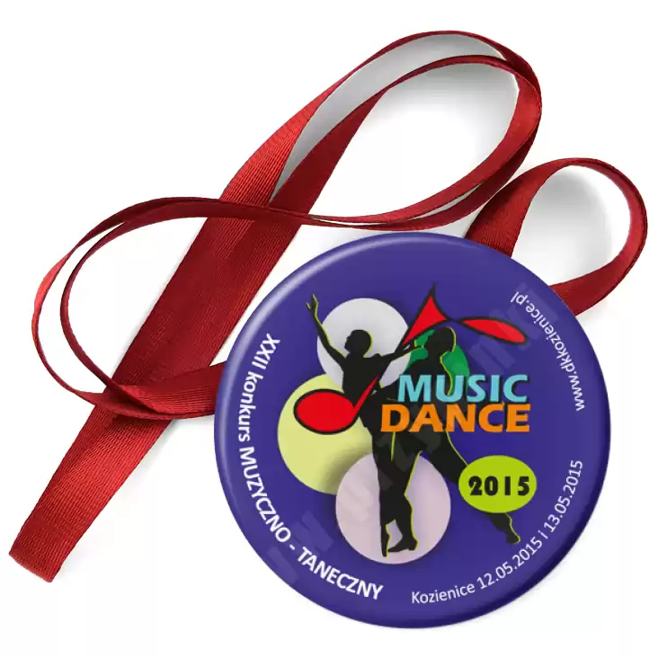 przypinka medal Music Dance 2015