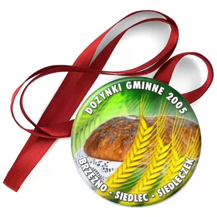 przypinka medal Dożynki Gminne 2005 Brzeźno - Siedlec - Siedleczek 