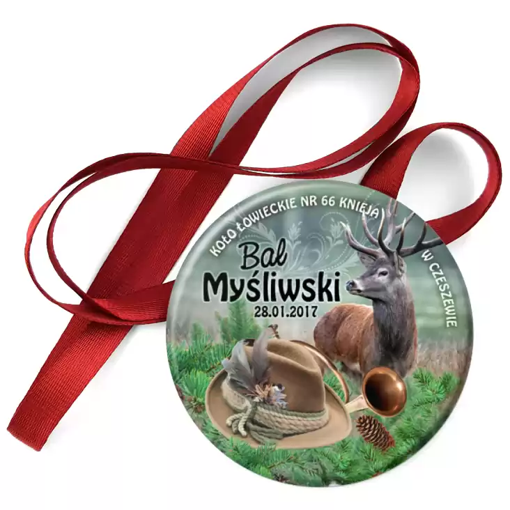 przypinka medal Bal Myśliwski 2017