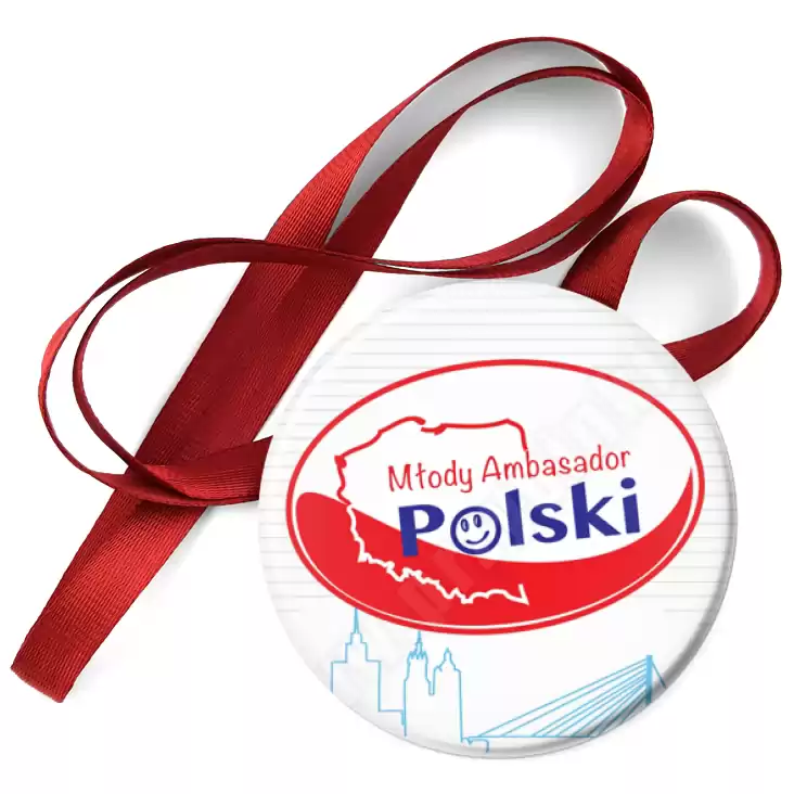 przypinka medal Młody Ambasador Polski
