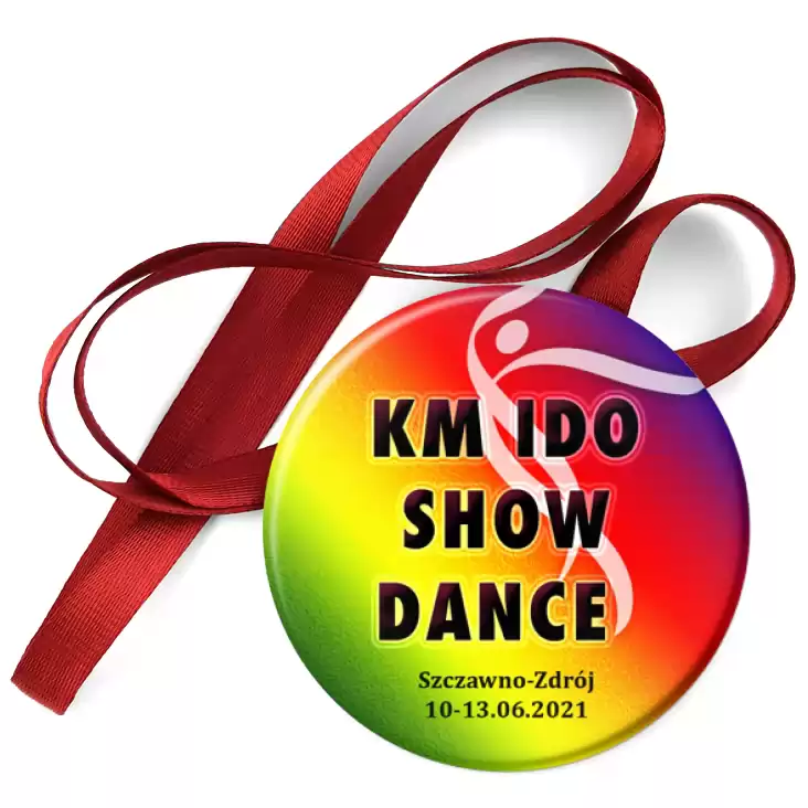 przypinka medal KM IDO Show Dance 2021