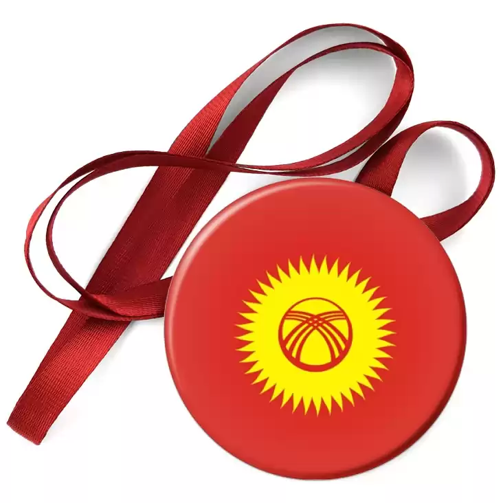 przypinka medal kyrgyz