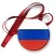 Przypinka medal Flaga Rosja