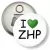 Przypinka otwieracz-magnes I love ZHP