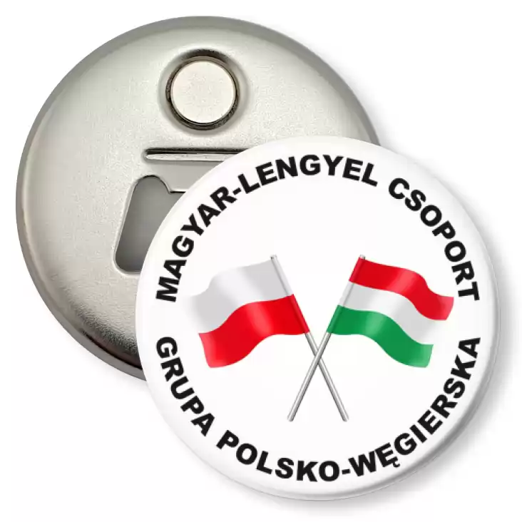przypinka otwieracz-magnes Grupa Polsko-Węgierska