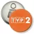 Przypinka otwieracz-magnes TVP 2