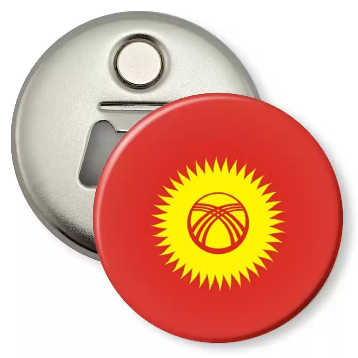 przypinka otwieracz-magnes kyrgyz
