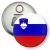Przypinka otwieracz-magnes Flaga Słowenia