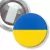 Przypinka z żabką Flaga Ukraina