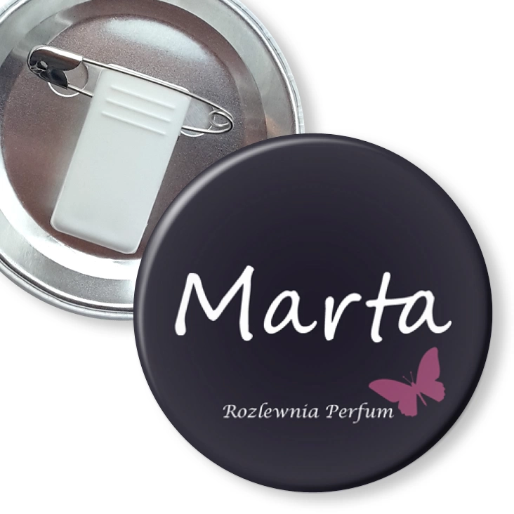 przypinka z żabką i agrafką Rozlewnia Perfum
