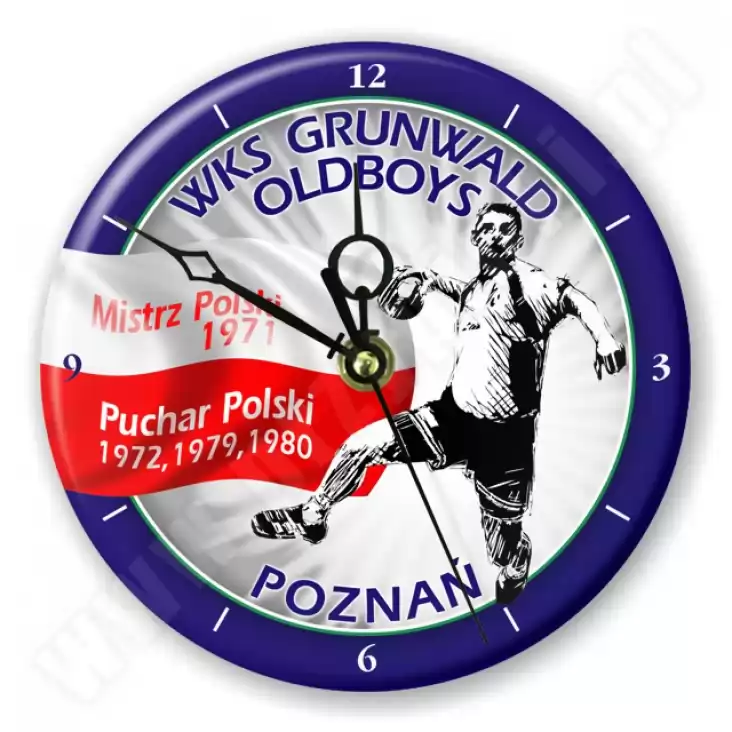 zegar WKS Grunwald Oldboys Poznań