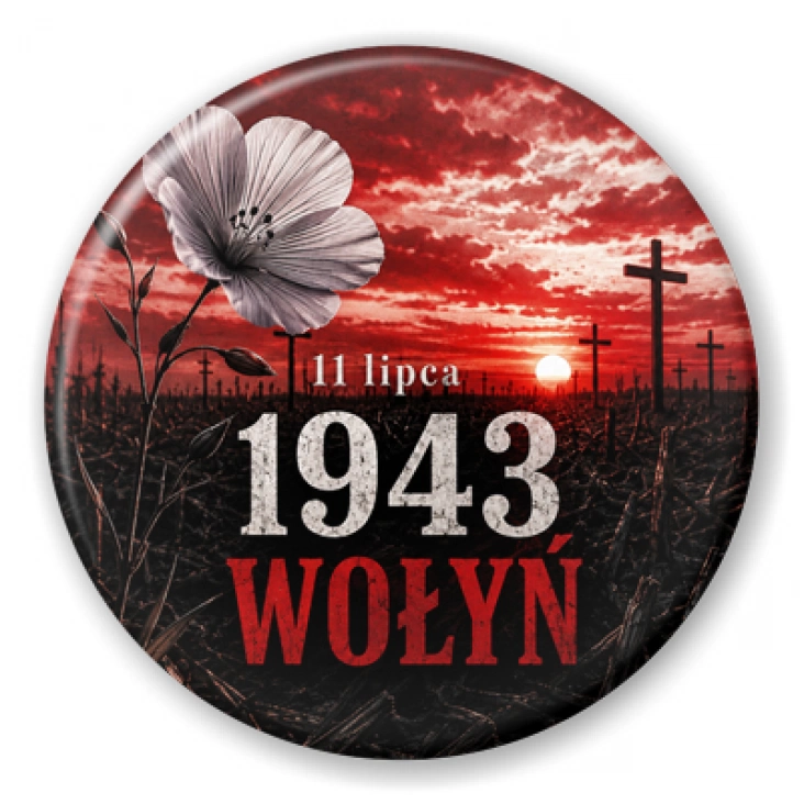 przypinka 11 lipca 1943 Wołyń
