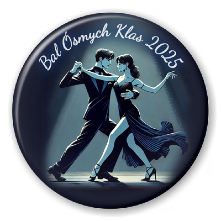 przypinka Bal Ósmych Klas tango
