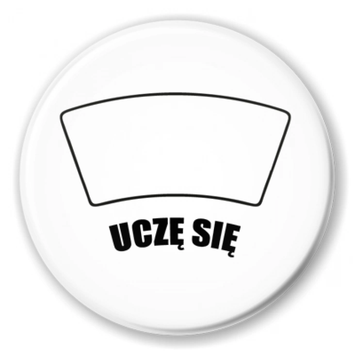 przypinka Biały czepek pielęgniarski