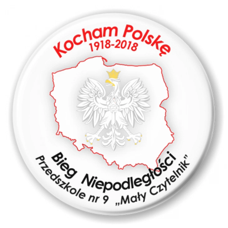 przypinka Kocham Polskę