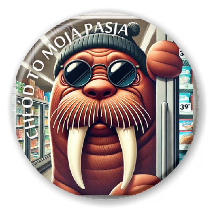 przypinka Chłód to moja pasja