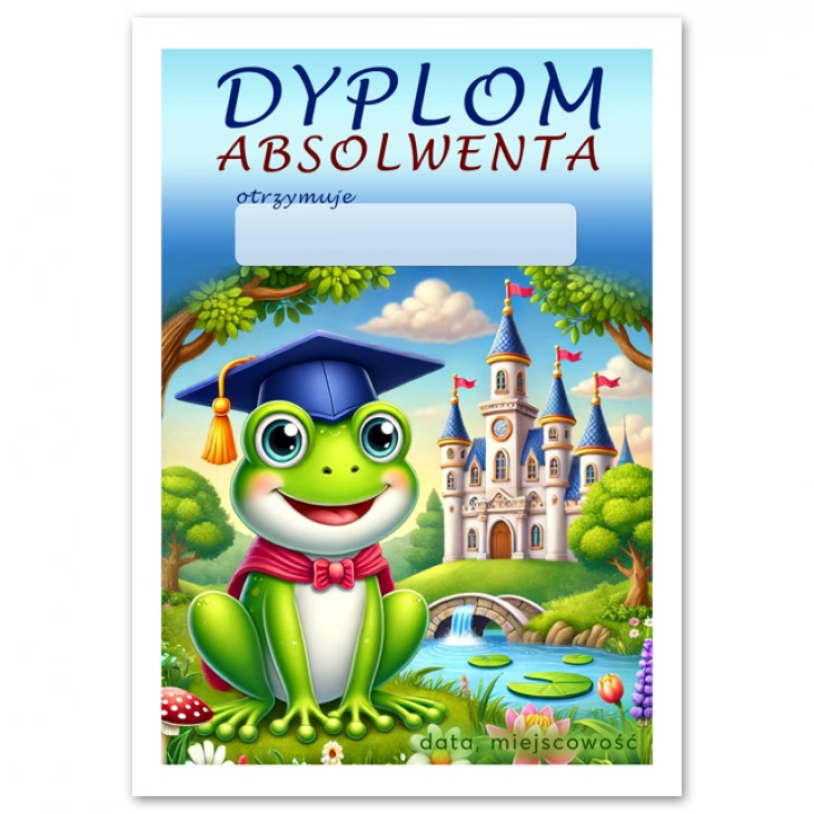 dyplomAbsolwent żabka