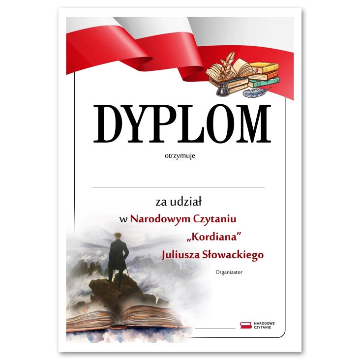 dyplom Dyplom za udział w Narodowym Czytaniu 2024