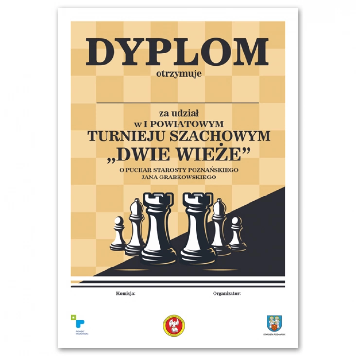 dyplomI Powiatowy Turniej Szachowy Dwie Wieże ZSP Napachanie
