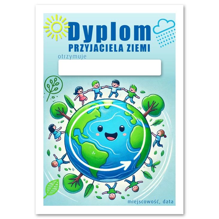 dyplomDyplom Przyjaciela Ziemi