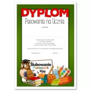 dyplom Slubowanie pierwszych klas