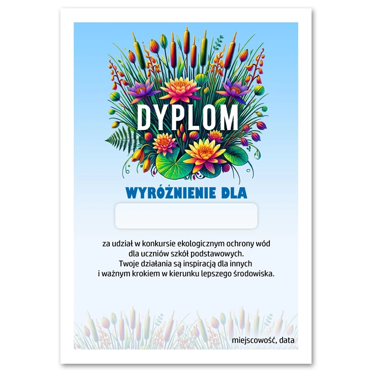 dyplom wyróżnienie konkurs ekologiczny