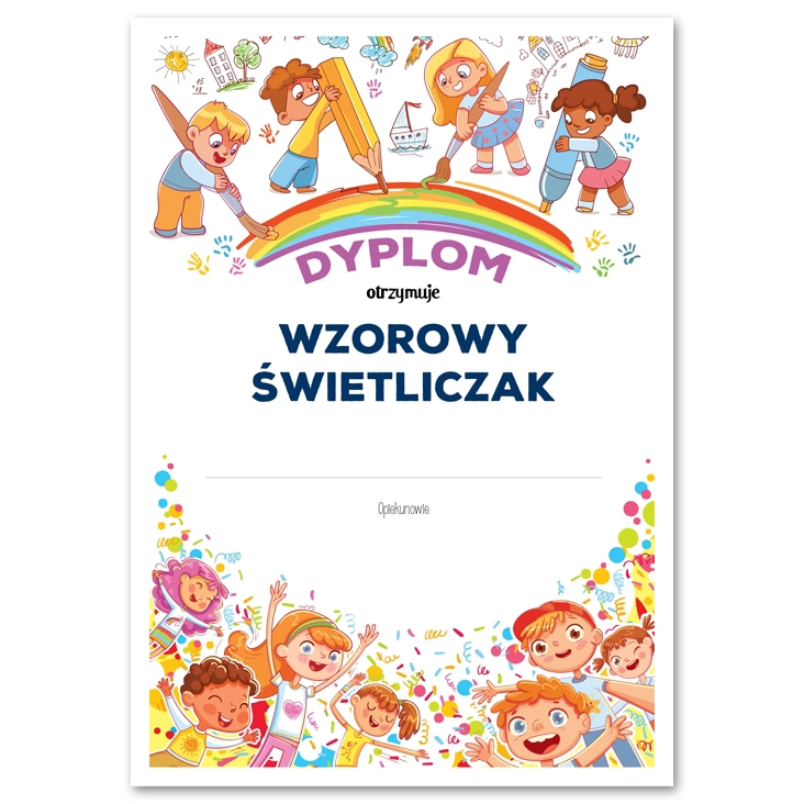 dyplom Wzorowy Świetliczak