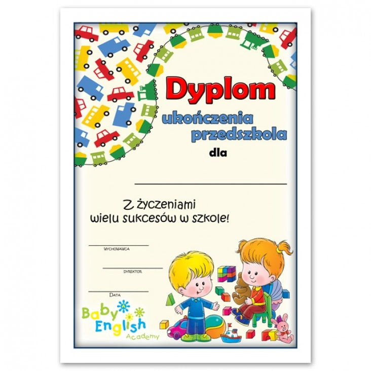 dyplom Baby English