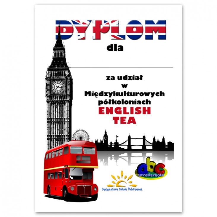 dyplom English Tea