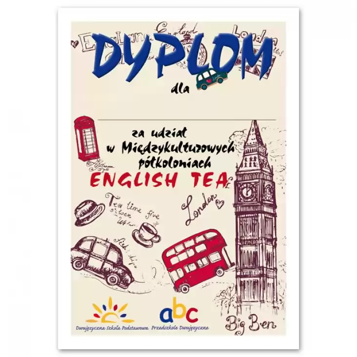 dyplom English Tea