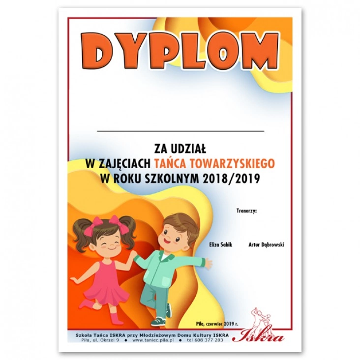 dyplom Iskra 2019