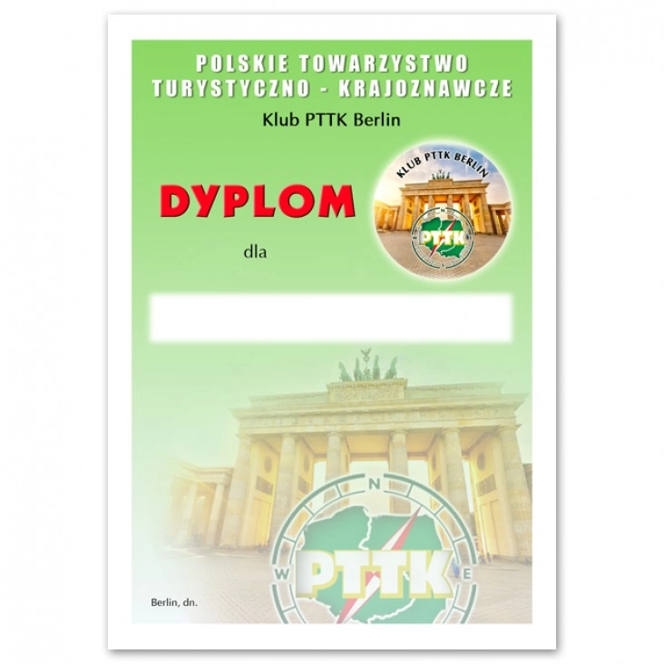 dyplom Klub PTTK Berlin