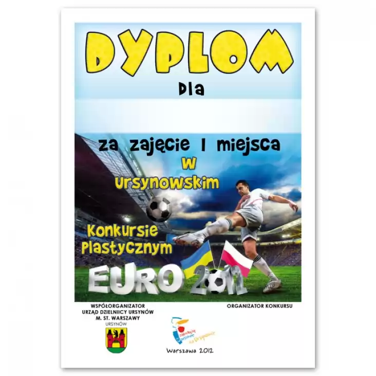 dyplom Konkurs Plastyczny Euro 2012