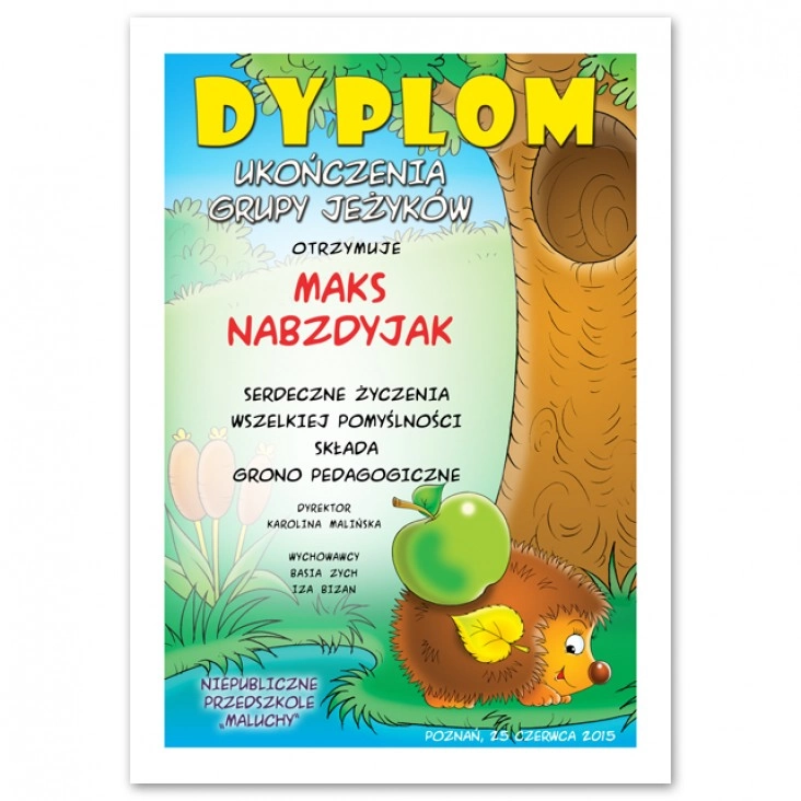 dyplom Maluchy