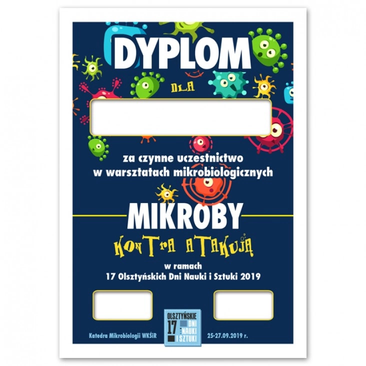 dyplom Mikroby kontra atakują