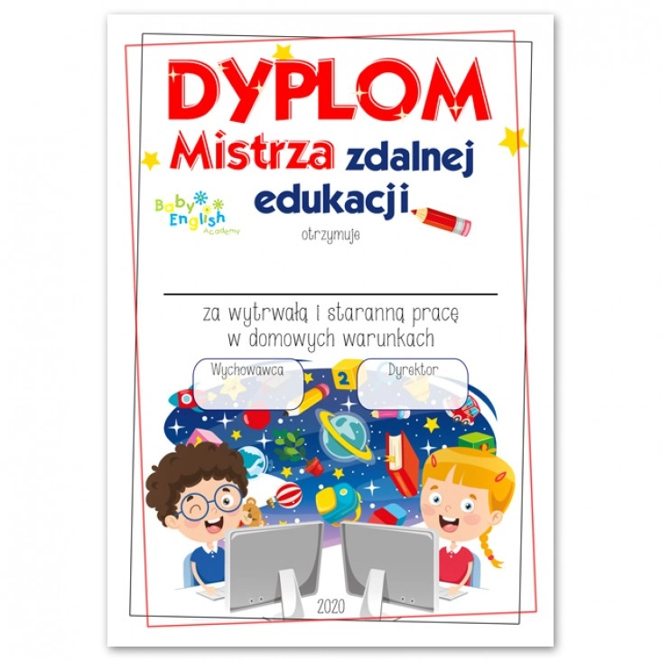 Mistrza zdalnej edukacji Baby English