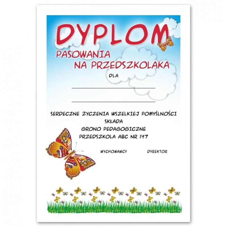 dyplom Przedszkole ABC nr 147