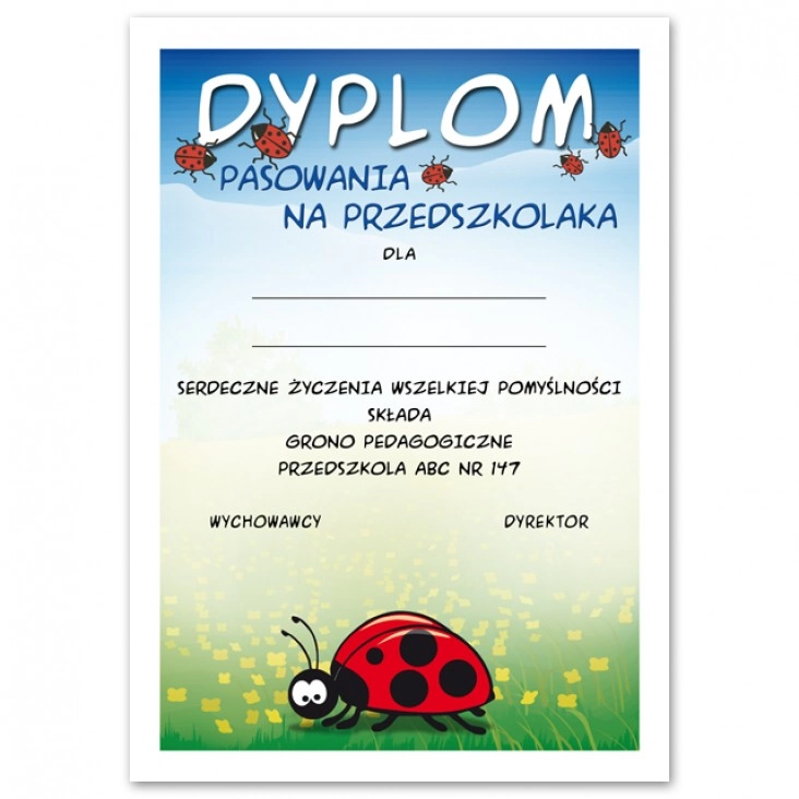 dyplom Przedszkole ABC nr 147