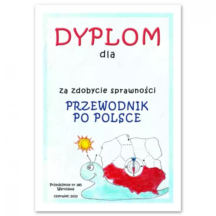 dyplom Przewodnik po Polsce