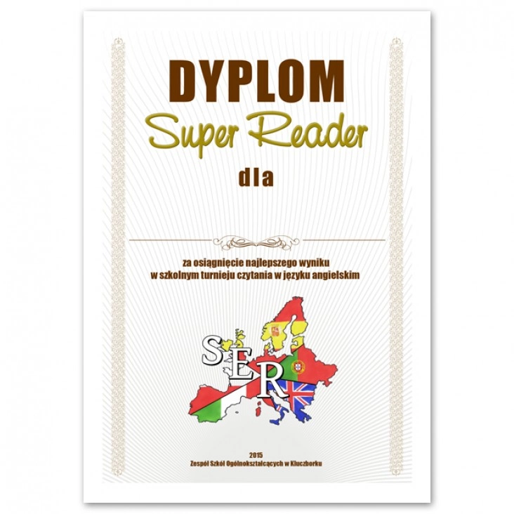 dyplom Super Reader