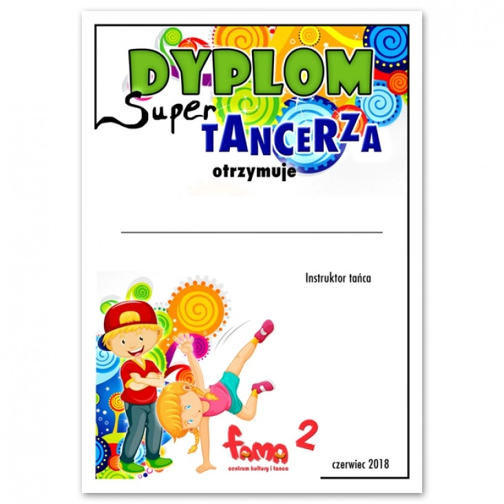 dyplom Super Tancerz