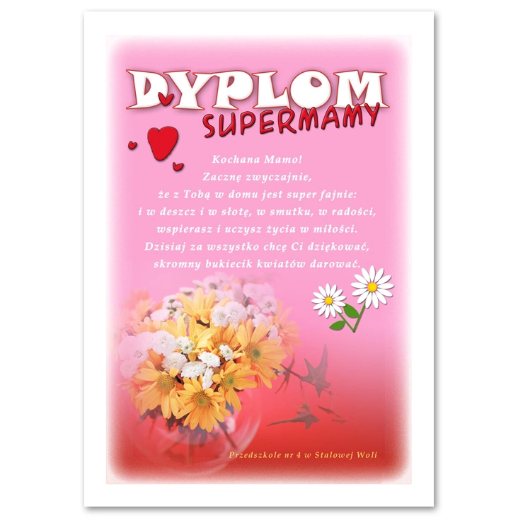 dyplom Supermama