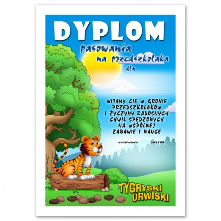 dyplom Tygryski Urwiski