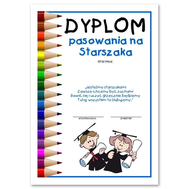 dyplom Pasowania na Starszaka