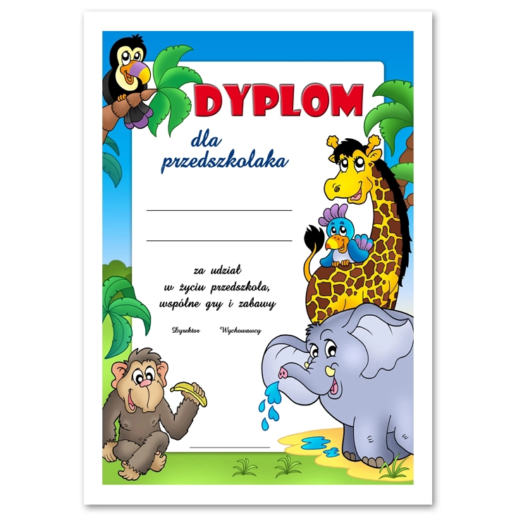 dyplomDla przedszkolaka