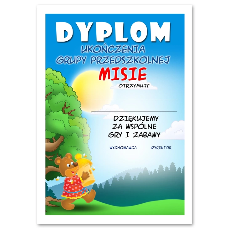 dyplom Grupa Misie