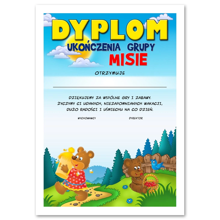 dyplom Grupa Misie